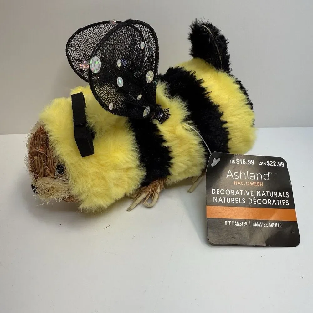 Ashland Halloween Bee Hamster Decorative Naturals Figure New